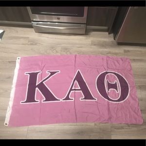 Kappa Alpha Theta Purple and Pink Flag